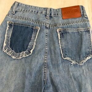 NV Women's Blue wide leg Jeans